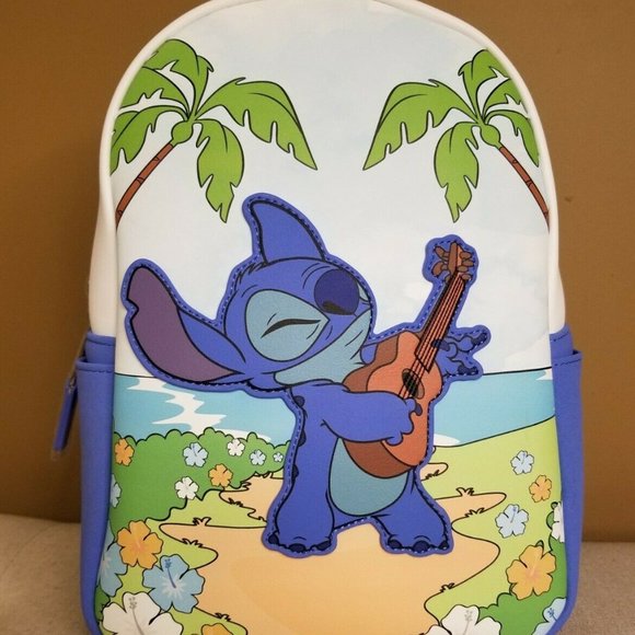 Loungefly Disney Stitch with Ukulele Mini Backpack main image 8
